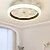 abordables Lámpara ventilador de techo-Lámparas de techo LED ultrafinas con ventilador y luz, modernas luces para sala de estar, lámpara de dormitorio con control remoto