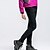 economico Fondi-Per donna Pantaloni da escursionismo pantaloni da trekking Esterno Vestibilità regolare Impermeabile Antivento Leggero Pantaloni Tasca con cerniera Grigio scuro Lilla Corsa Campeggio / Escursionismo