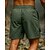 billiga Botten-Herr Cargo-shorts Vandringsshorts sportbyxor Lappverk Sommar Utomhus Normal Snabb tork Lättvikt Andningsfunktion Shorts Snörning Ficka Elastisk midja Svart Armégrön Tennis Golf Löpning S M L XL XXL