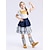 levne Dívčí kostýmy-Příběh hraček Jessie Cosplay kostým Halloween rekvizity Maškarní Anime předvečer Všech svatých Filmové kostýmy for Dívčí Dětské Vánoce předvečer Všech svatých Nový rok Párty Běžné / Denní