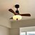 abordables Ventilateurs de plafond lumineux-Ventilateur de plafond avec lumières, ventilateur de plafond en bois avec lumières, moteur à courant continu réversible silencieux avec 3 pales pour ferme, salon, chambre, bureau