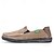 billige Hyttesko til mænd-Herre blå denim loafers med flosset kantdesign, slip-on lette, afslappede sko til weekendture, sommerture og daglig komfort