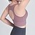 billige Sports-BH&#039;er og veste-Dame Yoga-bh Kampvogn Pilates-bh Undertøj Høj Effekt Høje støtter Åndbart Trådløs Vatteret Ensfarvet / almindelig farve Sport Sportstøj Hvid Lyserød Fitness Pilates Løb