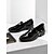 cheap Women&#039;s Slip-Ons &amp; Loafers-Women&#039;s Black Patent T-Strap Mary Jane Shoes – Pointed Toe Low Block Shoes for Office, School and Semi-Formal Events