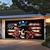 voordelige Garage en Deurbanners-Deurdecoraties Garage Deur Cover Schedel 4e Juli Onafhankelijkheidsdag Buitengewone Banner Grote Achtergrond voor Feestdagen Buiten Garage Deur Thuis Wanddecoraties