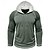 voordelige basis t-shirts-Voor heren T-shirt Trui met capuchon Lange mouw Strakke ronde hals Capuchon Winter Lente &amp; Herfst Effen Kleur Gebreid Dagelijks Casual Ronde hals Buiten Causaal Casual Zwart Donker Rood Donker Blauw