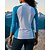 voordelige Bovenkanten-Dames Polo-sweatshirt Wandelshirt Wandeltop Lange mouw Opstaand Kleding Bovenlichaam Buiten Ademend Sneldrogend Lichtgewicht Kwartrits Polyester Lapwerk Wit Tennis Golf Hardlopen