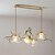 tanie Projektowanie linii-żyrandol led ciepła biel 4/6 głowic światło 60cm/80cm luksusowy europejski kryształ unikalny design żyrandol francuski retro do sypialni jadalnia 110-240v