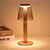 abordables lámpara de noche-Lámpara de mesa de metal inalámbrica con sensor táctil, lámpara de mesa LED, luz de escritorio, lámpara de 3 colores con regulación continua y funciona con batería, luz de noche para guarderías,