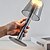 abordables lámpara de noche-Lámpara de mesa de metal inalámbrica con sensor táctil, lámpara de mesa LED, luz de escritorio, lámpara de 3 colores con regulación continua y funciona con batería, luz de noche para guarderías,
