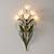 abordables lampe de chevet-Appliques murales à LED en verre et métal, lumière blanche chaude, style contemporain moderne, pour salon, chambre à coucher, salle à manger, applique murale en métal