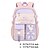 cheap Kids &amp; Teen Backpacks-Kids and Teen Girls&#039; Kawaii Backpack – Pastel Cartoon School Bag with Bunny Plush Charm and Multi-Pocket Organizer for Elementary and Middle School