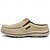 cheap Men&#039;s Clogs &amp; Mules-Men&#039;s Khaki Slip-On Canvas Loafers with Elastic Gore Lightweight Flexible Sole Comfortable for Driving Casual Office and Everyday Wear