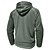 voordelige basis t-shirts-Voor heren T-shirt Trui met capuchon Lange mouw Strakke ronde hals Capuchon Winter Lente &amp; Herfst Effen Kleur Gebreid Dagelijks Casual Ronde hals Buiten Causaal Casual Zwart Donker Rood Donker Blauw