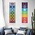 billige Macrame Wall Hanging &amp; Woven Tapestry-Bohemsk Chakra Vevd Teppe Nordisk Stue Soverom Hjem Dekor Boho Teppe Inngang Vegg Hengefring