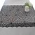 abordables Halloween Cuisine-Nappe d&#039;Halloween effrayante 32x41 pouces rectangulaire festival dentelle noire toile d&#039;araignée chauve-souris table pour une utilisation saisonnière