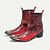voordelige Premium lederen laarzen-Heren Witte en Gouden Leren Weste Boots met Gouden Punt Bloem Patroon en Rits Sluiting–Trendy Boots voor Casual en Festival Kleding