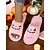 billiga För kvinnor-Dam Halloween-tofflor - svarta plyschiga sandaler med pumpa-ansiktsdesign för mysiga höstkvällar och fester &amp;inomhuskläder