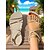abordables Sandalias de Vacaciones-Sandalias planas con tiras elásticas en beige para mujer: zapatos de playa minimalistas y ligeros para vacaciones de verano, ropa de resort y atuendos casuales diarios.