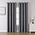 billige Blackout -gardin-1 stk vanntett perforert muggproof fløyel blackout gardiner varme- og lyddempende blackout gardiner soveromsdekorasjon