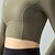 economico Top Yoga-Per donna Magliette sportive parte superiore del pilates Sport in alto Delicato sulla Pelle Morbidezza Elastico Vestibilità aderente Manica Lunga Gli sport Tinta unica Top Per Pilates Danza Yoga