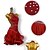 abordables Tenues de danse latine-Robe de danse latine rouge à épaules dénudées et à diamants pour femmes, jupe en maille de compétition