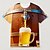 billiga T-shirts-Oktoberfest Öl T-shirt Lederhosen T-shirt Match Bayersk München Tyska Grafisk Till Herr Vuxna Karnival Oktoberfest öl 3D-utskrift Fest
