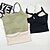 abordables Soutiens-gorge de sport &amp; gilets-Femmes Soutien-gorge de yoga Soutien-gorge Pilates Gilet de sport ​Brassière Soutien-Gorge Supports élevés Respirant Sans-Fil Avec coussinets Couleur Unie / Unie Sport Tenues de Sport Noir Blanche
