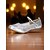 economico Scarpe per balli latini-Ballerine da donna in rete glitterata dorata con pizzo ricamato - scarpe da ballo professionali per spettacoli teatrali, prove di ballo in sala e abbigliamento per recital
