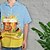 baratos Camisas-Oktoberfest Cerveja camisas havaianas Camisa Aloha Bávaro Munique Alemão Arte Gráfica Para Homens Adulto Carnaval Cerveja Oktoberfest Impressão 3D Férias Festa