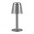 abordables lámpara de noche-Lámpara de mesa de metal inalámbrica con sensor táctil, lámpara de mesa LED, luz de escritorio, lámpara de 3 colores con regulación continua y funciona con batería, luz de noche para guarderías,