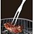 abordables Cocina de campamento-Juego de herramientas para barbacoa de camping con mango de madera, tenedor, espátula, pinzas, accesorios de parrilla de acero inoxidable, bolsa de transporte portátil para acampar al aire libre, picnic, portón trasero