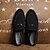 billiga Slip-ons och loafers till herrar-olivgröna herrloafers – snygga slip-on-skor i konstmocka med metallspänne för affärsmässiga och avslappnade looks, både middagsdejter och kontorskläder