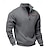 abordables Sudaderas Básicas_-Hombre Sudadera Sudadera con un cuarto de cremallera Albaricoque Negro Blanco Vino Rojo Media cremallera Plano Deporte Diario Festivos Poliéster Ropa de calle Básico Casual Primavera Otoño Ropa
