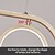 billige Ring &amp; Rund Design-Pendellampe rund spisebordslampe, drejelig hængelampe dæmpbar loftslampe med fjernbetjening, moderne ringformet lysekrone til spisestue soveværelse køkkenlampe