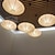 preiswerte Laternen-Design-moderner LED Wabi-Sabi Papier-Kronleuchter, Art Deco Mid-Century Hängelampe