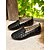 abordables Sandalias planas de mujer-Mocasines planos anchos de piel para mujer, sin cordones, con diseño floral recortado y suela suave, cómodos para uso diario, visitas a granjas y picnics en el jardín.