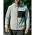 voordelige Waterdichte jassen-Voor heren Wandeljack Regenjas Sportjas Buiten waterdicht Winddicht Sneldrogend Lichtgewicht Wandeloutfits Wandelkleding Lente Herfst Jack Tennis Golf Hardlopen Lapwerk Zwart Licht Grijs Groen