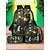 economico Zaini per Bambini e Adolescenti-Set di 3 zaini con dinosauri per bambini: zaino scolastico con stampa T-rex, borsa per il pranzo e astuccio, resistente e leggero per ragazzi e ragazze, ideale per la scuola, i viaggi e come regalo di compleanno. Vincent Hie