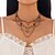 economico Collane-Collana con pendente Cristallo Plastica Per donna Elegante Moda Artistico Perline Solari MOON Matrimonio Irregolare Collana Per Matrimonio Feste Compleanno