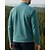 billiga Blast-Herr Polo sweatshirt Löpartopp Vandringstopp Långärmad Hög krage T-shirt Överdelar Utomhus Snabb tork Lättvikt Elastisk Andningsfunktion Quarter-Zip Polyester Mörkgrå Svart Grön Tennis Golf Löpning
