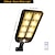 billige Vegglamper til utendørsbruk-100/200LED solcelledrevet gatelys ip65 vanntett solcelledrevet utendørs bevegelsessensorlys solcelledrevet vegglampe med fjernkontroll for hage 1 stk