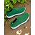 billige Sneakers til kvinner-Røde flyknit slip-on tursko for kvinner – lette, pustende joggesko for turer utendørs, reiser og hagearbeid