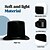 billige Partyhatter-Morsomme festhatter svart flosshatt - viktoriansk hatt for menn - filt smokinghatt - kuskhatt - utkledningshatt