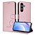 baratos Capa Samsung-telefone Capinha Para Samsung Galaxy S24 S23 S22 S21 Ultra Plus A55 5G A73 A53 A71 A13 A51 Capa para Cartão Wallet Com Suporte Zíper Proteção de corpo inteiro Retro TPU Couro PU