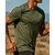 preiswerte Lauf-T-Shirts &amp; Tanktops-Herren Lauf-T-Shirt Laufoberteil Kurzarm T-Shirt Atmungsaktiv Schnelltrocknend Leicht Elastisch Tennis Golfspiel Laufen Sportbekleidung Sportkleidung Einfarbig Dunkelgrau Armeegrün Marinenblau