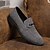 billiga Slip-ons och loafers till herrar-olivgröna herrloafers – snygga slip-on-skor i konstmocka med metallspänne för affärsmässiga och avslappnade looks, både middagsdejter och kontorskläder