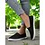 economico Sneakers da donna-Sneakers slip-on in tela da donna: scarpe basse leggere e minimaliste per le commissioni quotidiane, le passeggiate al parco e le uscite per il brunch del fine settimana