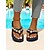preiswerte Urlaubsandalen-Schwarze Flip-Flop-Sandalen mit Strasssteinen und bunten Kristallverzierungen für Damen – glamouröse Strandsandalen für Poolpartys, Urlaube und Sommeroutfits