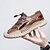 economico sandali da esterno-Sneakers casual da uomo marroni con lacci, design a rete e comoda ammortizzazione per l&#039;uso quotidiano